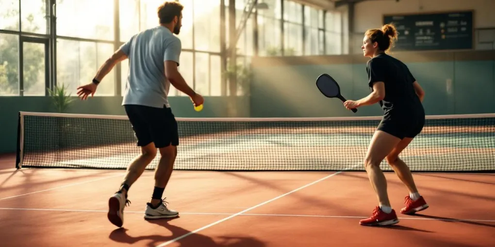 Stratégie kitchen au pickleball : maîtriser la zone des 7 pieds